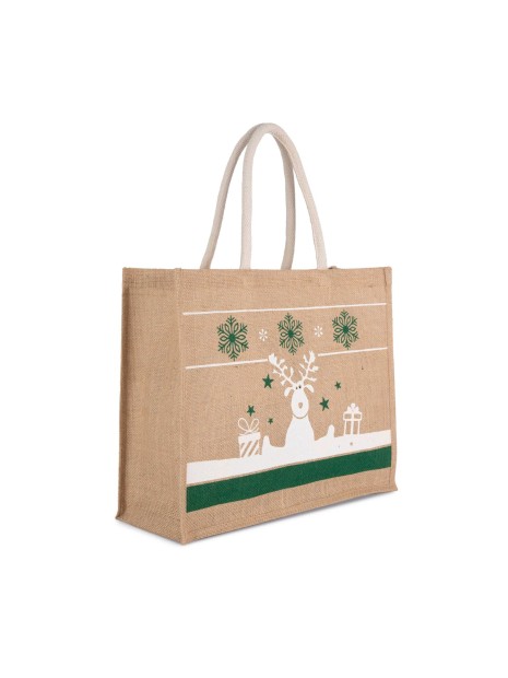 KIMOOD Sac shopping avec motifs de Noël  personnalisable