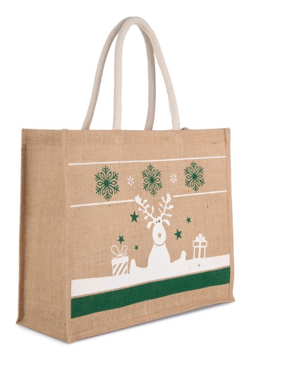 Tote bag personnalisable KIMOOD Sac shopping avec motifs de Noël