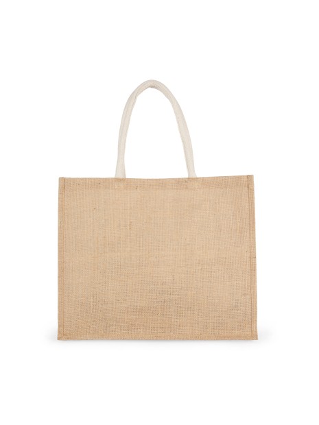 KIMOOD Sac shopping avec motifs de Noël natural / cherry red personnalisable