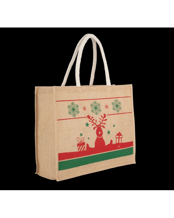 Tote bag personnalisable KIMOOD Sac shopping avec motifs de Noël
