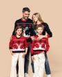 KARIBAN Weihnachtspullover mit Rundhalsausschnitt für Kinder Pullover personalisierbar