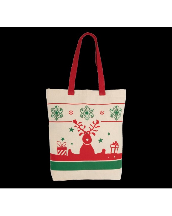 KIMOOD Einkaufstasche mit Weihnachtsmotiven Tote Bag personalisierbar