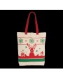 Tote bag KIMOOD Shopper met kerstmotieven voor bedrukking &amp; borduring