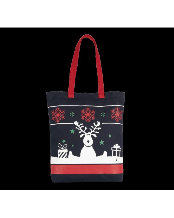 KIMOOD Einkaufstasche mit Weihnachtsmotiven Tote Bag personalisierbar
