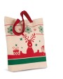 Tote bag KIMOOD Shopper met kerstmotieven voor bedrukking &amp; borduring
