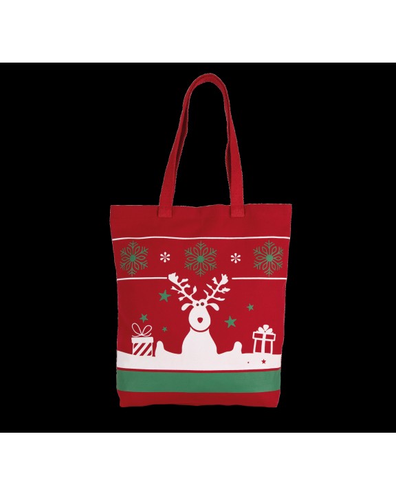Tote bag KIMOOD Shopper met kerstmotieven voor bedrukking &amp; borduring