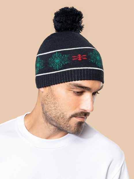 Bonnets, Écharpes & Gants à personnaliser K-UP Bonnet motifs de Noël 