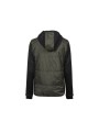 TEE JAYS WOMENS HYBRID-STRETCH HOODED JACKET deep green/black personnalisable
