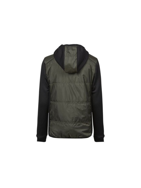 TEE JAYS WOMENS HYBRID-STRETCH HOODED JACKET deep green/black personnalisable