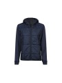 TEE JAYS WOMENS HYBRID-STRETCH HOODED JACKET Bleu marine/ bleu marine personnalisable