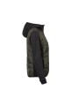 TEE JAYS WOMENS HYBRID-STRETCH HOODED JACKET deep green/black personnalisable