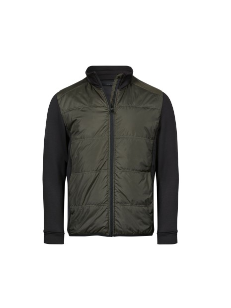 TEE JAYS HYBRID-STRETCH JACKET deep green/black personnalisable
