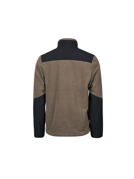 TEE JAYS MOUNTAIN FLEECE clay/black personnalisable