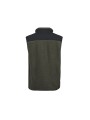 TEE JAYS MOUNTAIN FLEECE BODYWARMER deep green/black personnalisable