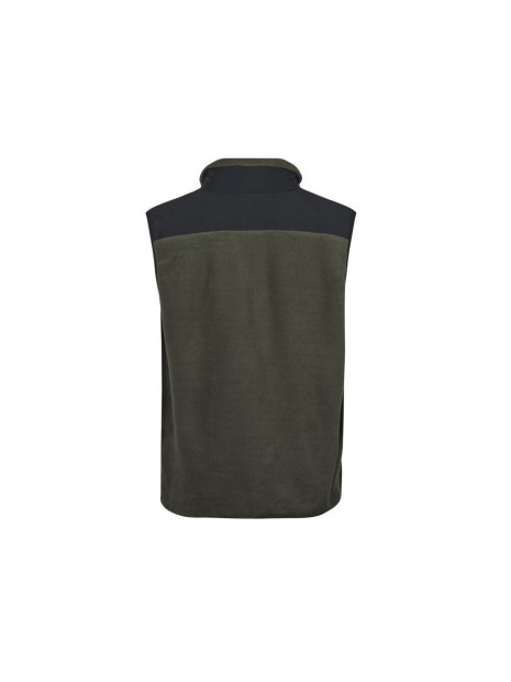 TEE JAYS MOUNTAIN FLEECE BODYWARMER deep green/black personnalisable