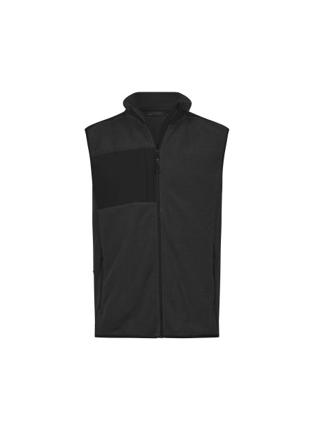 TEE JAYS MOUNTAIN FLEECE BODYWARMER noir/noir personnalisable