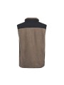 TEE JAYS MOUNTAIN FLEECE BODYWARMER clay/black personnalisable