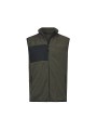TEE JAYS MOUNTAIN FLEECE BODYWARMER deep green/black personnalisable