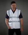 YOKO Fluo 2 Band+Brace Waistcoat Warnweste personalisierbar
