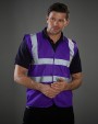 YOKO Fluo 2 Band+Brace Waistcoat Warnweste personalisierbar