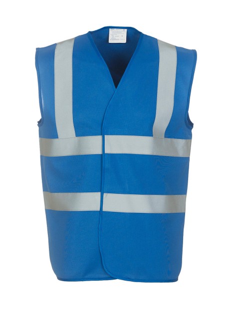 YOKO Fluo 2 Band+Brace Waistcoat royal personnalisable