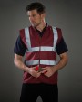 YOKO Fluo 2 Band+Brace Waistcoat Warnweste personalisierbar