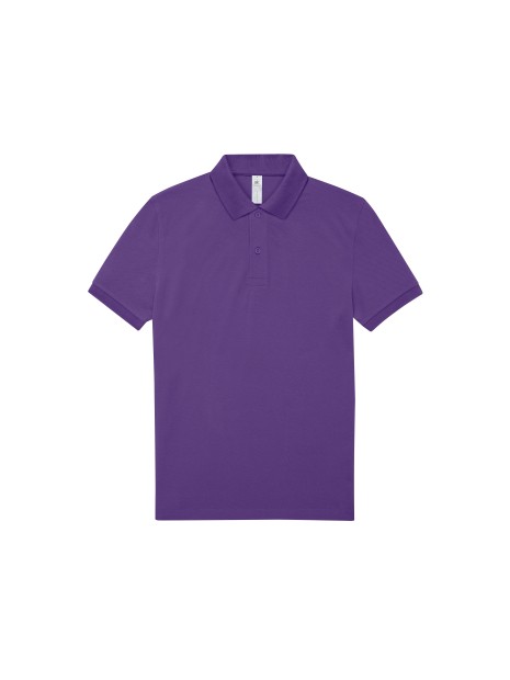 B&C MY POLO 180 Homme manches courtes meta lilac personnalisable