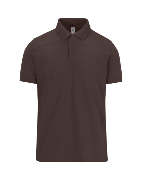 B&C MY POLO 180 Homme manches courtes roasted coffee personnalisable