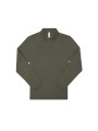 B&C MY POLO 180 Homme manches longues vert camo personnalisable