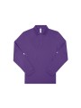 B&C MY POLO 180 Homme manches longues meta lilac personnalisable