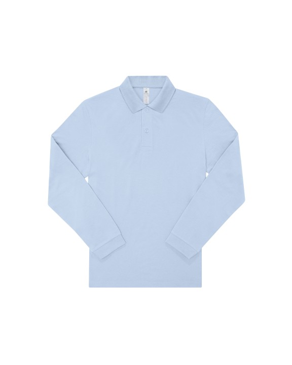 Polo personnalisable B&C MY POLO 180 Homme manches longues