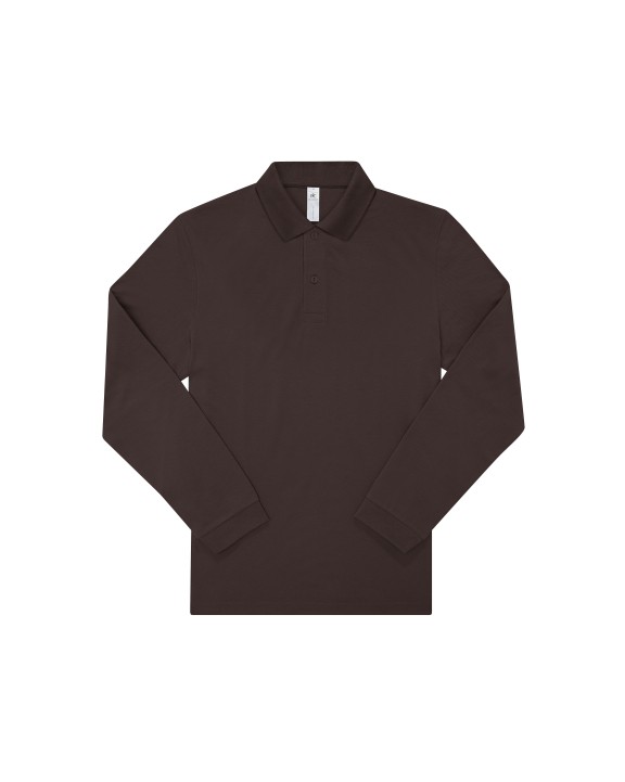 Polo personnalisable B&C MY POLO 180 Homme manches longues