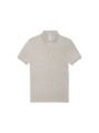 B&C MY POLO 210 Homme manches courtes heather grey fog personnalisable