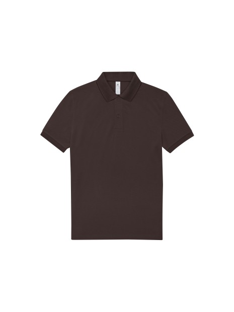 B&C MY POLO 210 Homme manches courtes roasted coffee personnalisable
