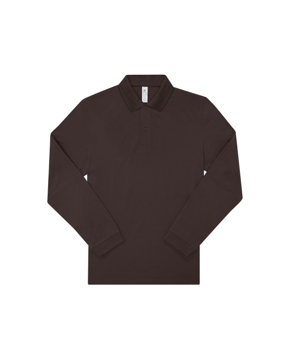 Polo personnalisable B&C MY POLO 210 Homme manches longues