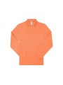 B&C MY POLO 210 Homme manches longues amalfi coral personnalisable