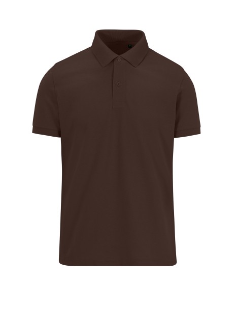 B&C MY ECO POLO 65/35 Homme manches courtes roasted coffee personnalisable