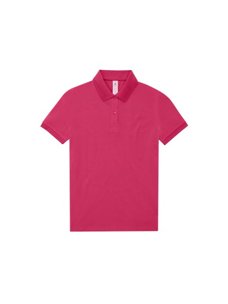 B&C MY POLO 180 Femme manches courtes meta fuchsia personnalisable