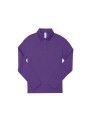 B&C MY POLO 180 Femme manches longues meta lilac personnalisable