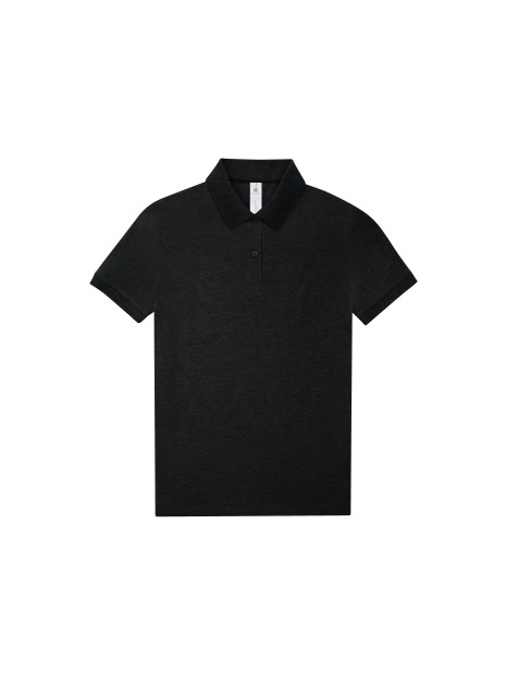 B&C MY POLO 210 Femme manches courtes heather tarmac personnalisable