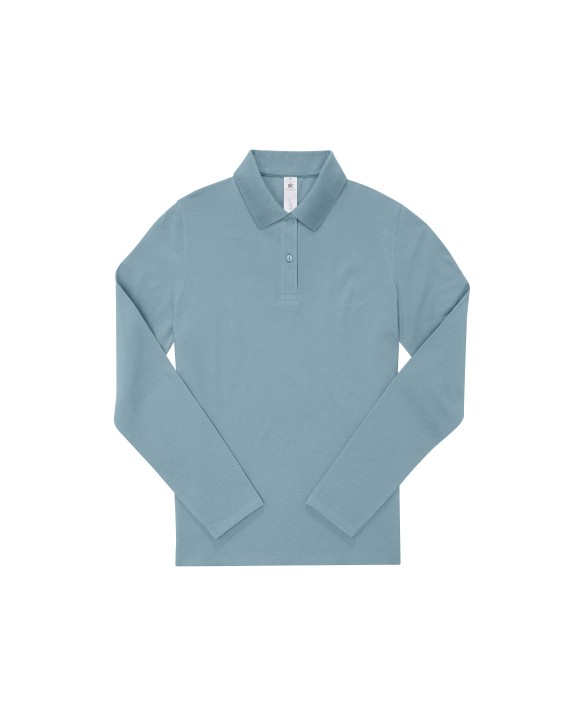 Polo personnalisable B&C MY POLO 210 Femme manches longues