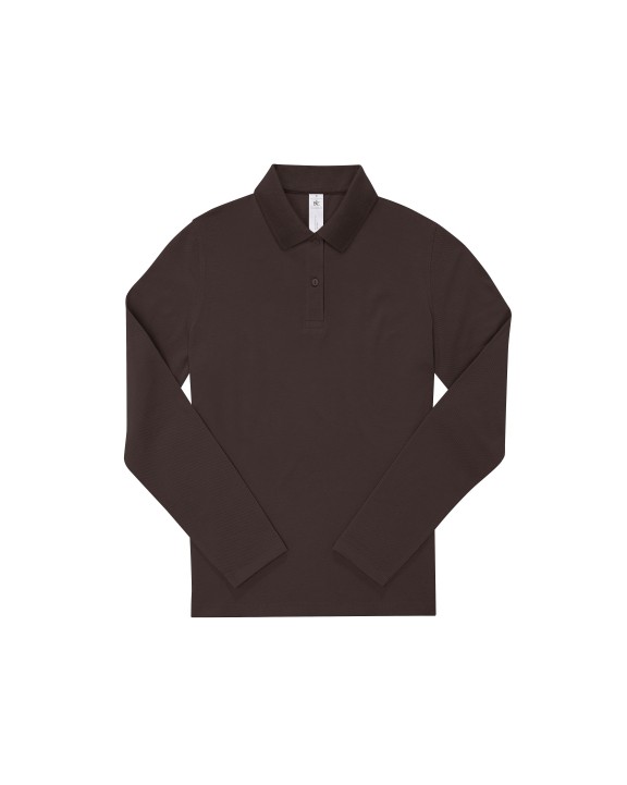 Polo personnalisable B&C MY POLO 210 Femme manches longues