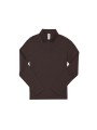 B&C MY POLO 210 Femme manches longues roasted coffee personnalisable