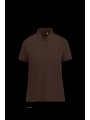 B&C MY ECO POLO 65/35 Femme manches courtes roasted coffee personnalisable