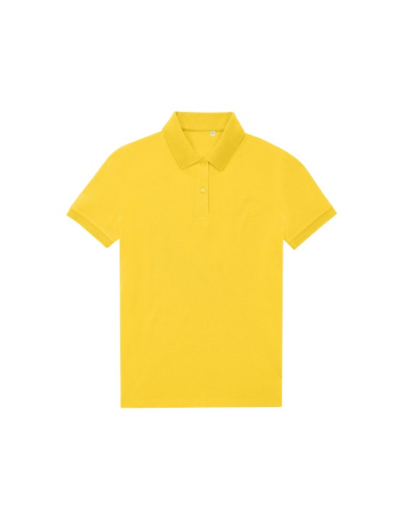 B&C MY ECO POLO 65/35 Damen mit kurzen Ärmeln Poloshirt personalisierbar