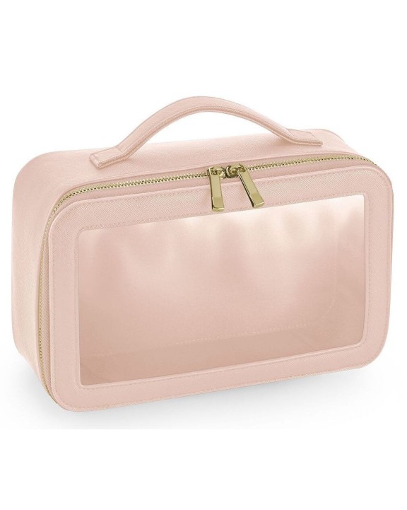 Tas & zak BAG BASE BOUTIQUE CLEAR WINDOW TRAVEL CASE voor bedrukking &amp; borduring