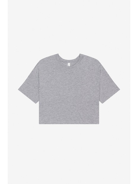 BELLA-CANVAS T-shirt crop femme heather athletic personnalisable
