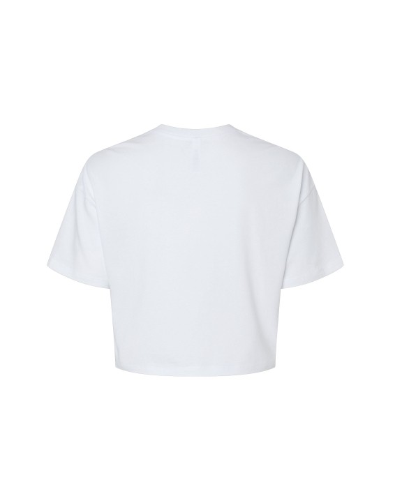T-shirt BELLA-CANVAS Cropped dames-T-shirt voor bedrukking &amp; borduring