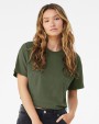 T-shirt BELLA-CANVAS Cropped dames-T-shirt voor bedrukking &amp; borduring