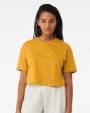 T-shirt BELLA-CANVAS Cropped dames-T-shirt voor bedrukking &amp; borduring